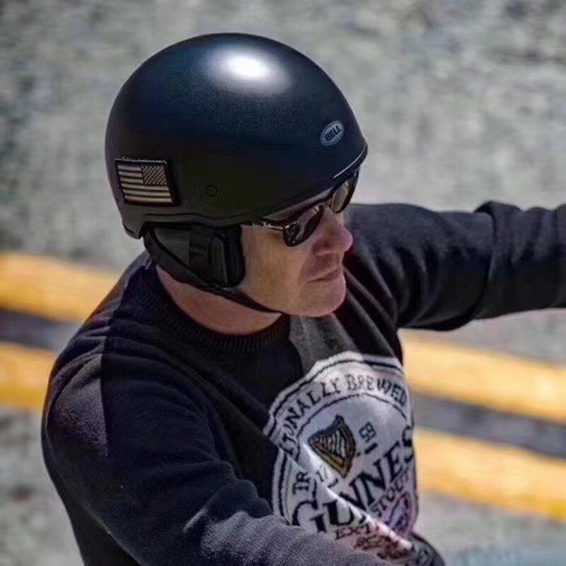 Spot BELL Scout half helmet Summer soldier floating helmet Harley vintage Indian helmet Triumph helmet Large head circumference