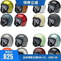 Spot BILTWELL Harley Vespa Django retro 3 4 helmet half helmet Beckham same electric motorcycle helmet