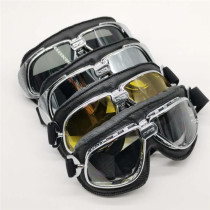 Spot real shot retro Harley Motorcyclist goggles outdoor riding pilot big frame windproof goggles
