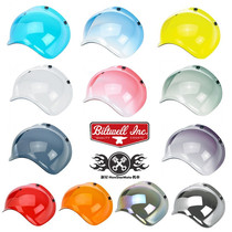 Spot United States BILTWELL retro motorcycle motorcycle bubble helmet lens 3 4 half helmet windshield universal goggles
