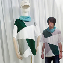 Kamen Rider Creation Riding Kiryu War Rabbit stitching color matching cos surrounding daily clothes T-shirt