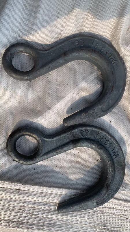 Original Color Large Opening Hook Crane Lifting Hook