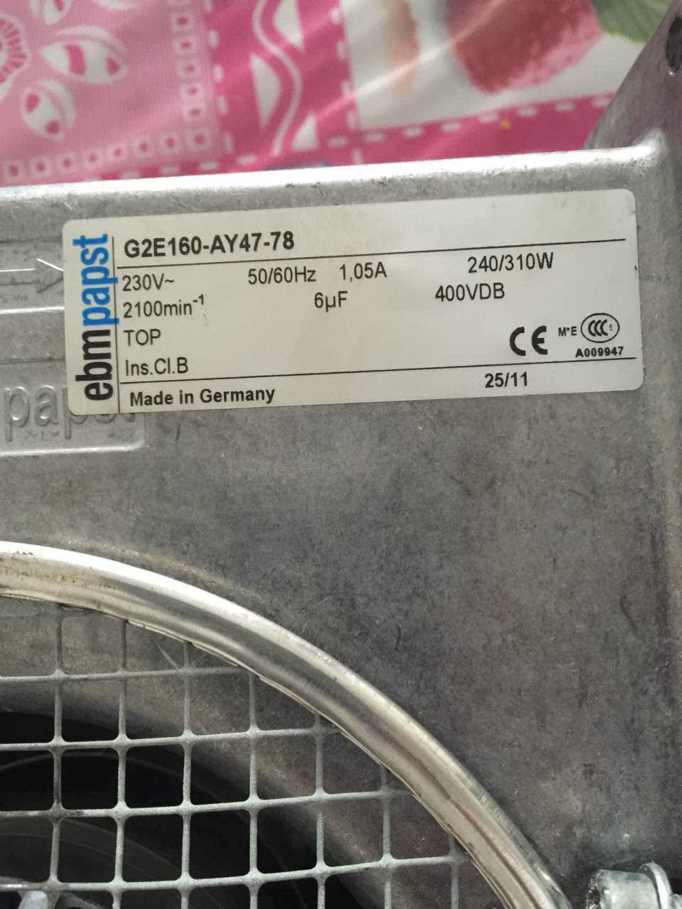 G2E160-AY47-01 G2E160-AY47-01 -78 -57 G2E160-AY47-64 -57 -55 -01 -01 EBMPAPST