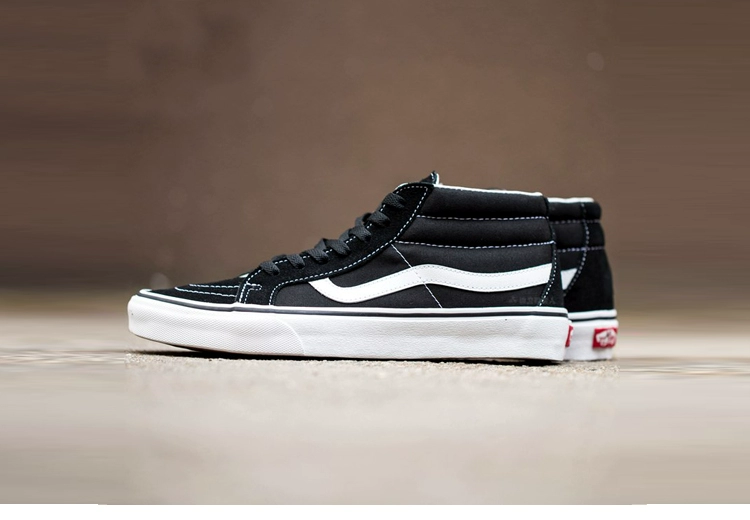 [锋] Giày Vans SK8 MID màu đen trắng đỏ vàng xanh lá cây giữa nam và nữ cổ điển | VN0A391F6 - Dép / giày thường