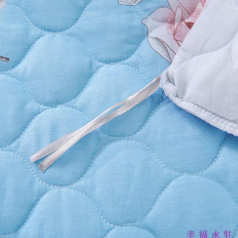 Chần bông trải giường cotton phong cách Châu Âu bedless giường váy mảnh duy nhất cotton cộng với cotton bed cover giường với giường baffle