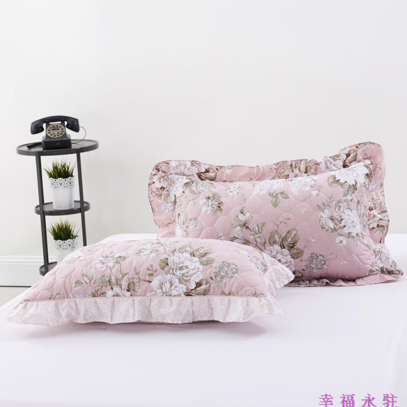 Chần bông trải giường cotton phong cách Châu Âu bedless giường váy mảnh duy nhất cotton cộng với cotton bed cover giường với giường baffle