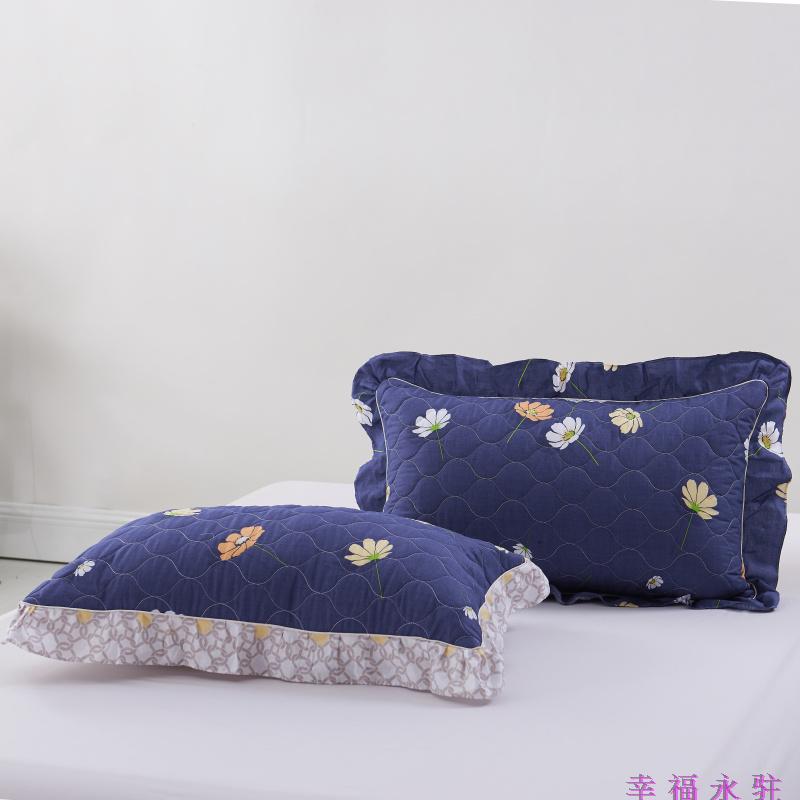 Chần bông trải giường cotton phong cách Châu Âu bedless giường váy mảnh duy nhất cotton cộng với cotton bed cover giường với giường baffle