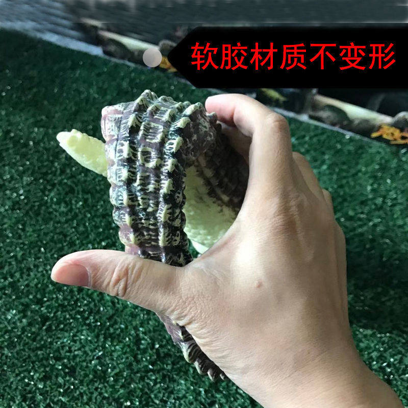 товар из китая 超大号鳄鱼玩具软胶软皮尼罗鳄仿真动物模型认知玩具男礼物7岁8岁 Hikohiro
