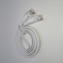 Raspberry pie 4B 3B mesh cable flat wire soft mesh cable all copper core wire high speed soft mesh cable 1M high quality crystal head