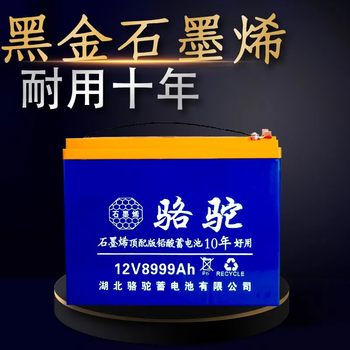 Large capacity outdoor light box lead-acid camel battery