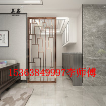 Metal Stainless Steel Screen Rose Gold Partition Flower Lattice Upscale Refined made stainless steel Flower Gone Gara