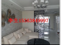 Stainless steel screen wine rack partition stainless steel plated stainless steel etching processing