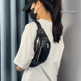韩国ins网红超火胸包PU腰包斜挎百洋气时尚学生小挎包单肩潮酷包