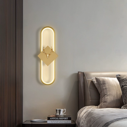 Современное и минималистичное настенное бра для кровати для гостиной, 2024 года, легкий роскошный стиль