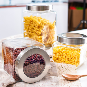 玻璃瓶子密封罐带盖杂粮储物罐