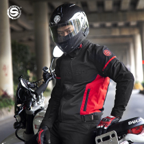 Starry Sky Knight spring and summer riding clothes male breathable mesh belt waterproof liner locomotive suit female fall night reflection