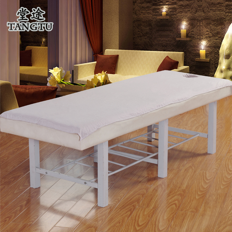 Tiệm massage, phòng mát xa, câu lạc bộ sức khỏe, thẩm mỹ viện cơ thể, tấm làm đẹp màu trắng, làm theo đơn đặt hàng drap giường đẹp