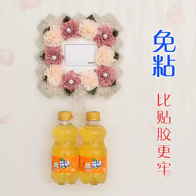 2 non-stick washable fabric lace dustproof protective cover Type 86 switch cover Wall switch sticker