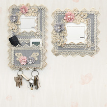Korean high-grade fabric lace switch set 86-type wall socket open fire paste-free washing decorative switch stickers