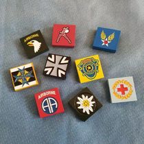 Backpack clothing webbing accessories modular training vest decorative metal buckle badge