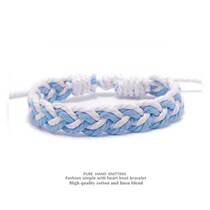 Ins Net Red couple bracelet male and female student girlfriends bracelet two people simple trend knitting hand rope