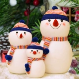 Рождественское украшение куклы снеговика, кукла снеговика, семья из трех сцен, украсить или украсить рождественский снеговик