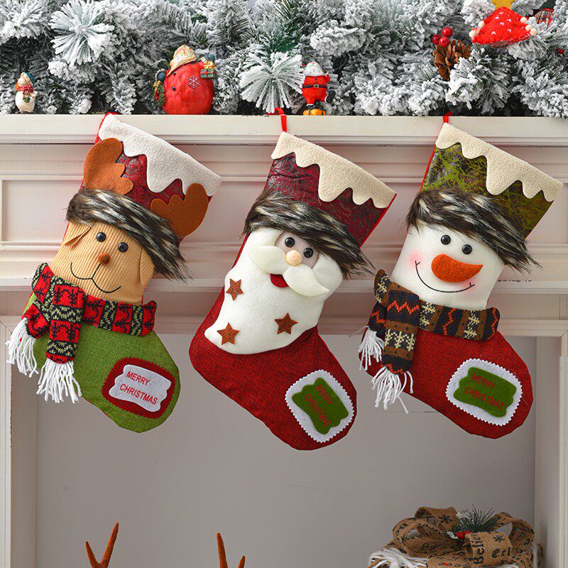 Christmas Sockgift Kids Gift Kindergarten Decoration Christmas Gift Bag