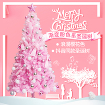  Christmas Tree package Household 1 5m Macaron Pink Cherry tree 1 8m Large ins Christmas decorations