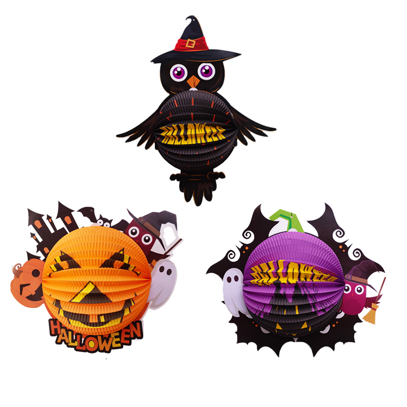 Halloween trang trí bí ngô lớn đèn giấy đèn lồng thanh KTV mẫu giáo bố trí cảnh cung cấp đèn lồng - Sản phẩm Đảng / Magic / Hiệu suất đồ hoá trang harry potter