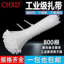 Self-locking nylon cable tie 3×80-8×500 Plastic fixed lashing strap Strapping wire harness strangled dog buckle