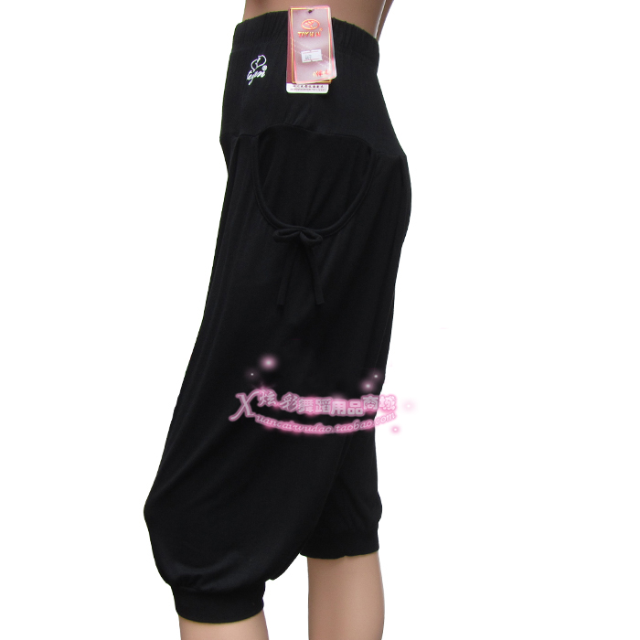 Dance mặc dưới thể dục nhịp điệu quần nhảy vuông thực hành quần thể dục dụng cụ nữ Lycra cotton thể thao yoga cắt quần giày nhảy khiêu vũ