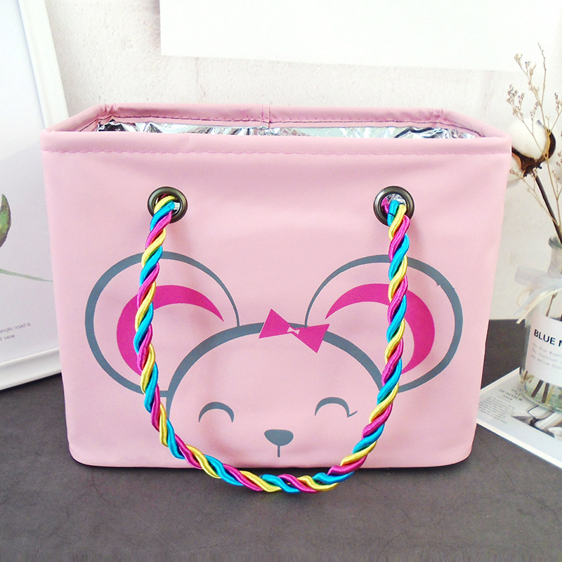 Cartoon bath bag Female bath basket Portable bath basket Korean bath basket Cute portable bath toiletries storage bag