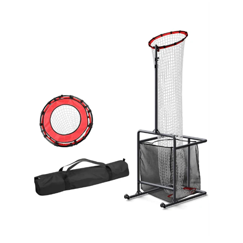Portable Volleyball Passing Training Net with Target Bullseye, Movable, Wheeled, Fixed-Point Design, and Ball Collection Net Pocket Portable Volleyball Passing Training Net with Target Bullseye, Movable, Wheeled, Fixed-Point Design, and Ball Collection Net Pocket