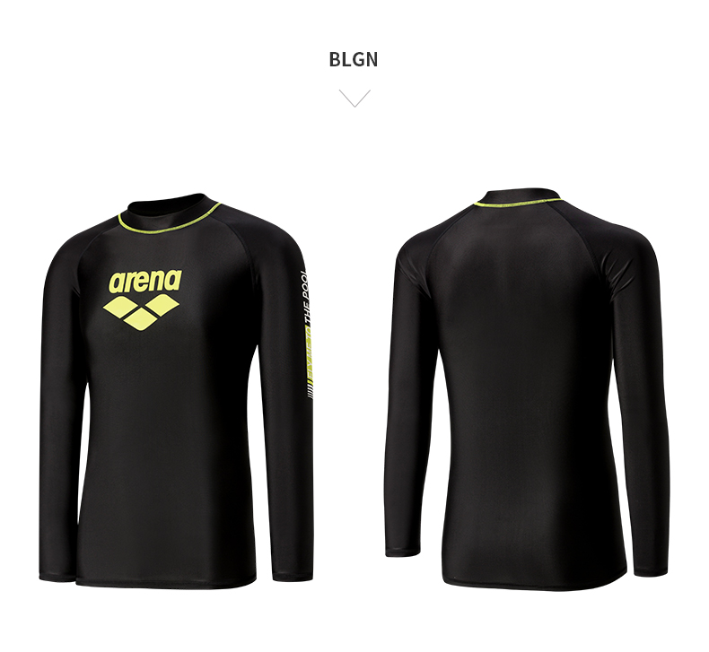 Arena arina 2019 new men lướt quần áo dài tay áo chống nắng áo tắm cao co giãn thoải mái - Nam bơi đầm đồ bơi nam