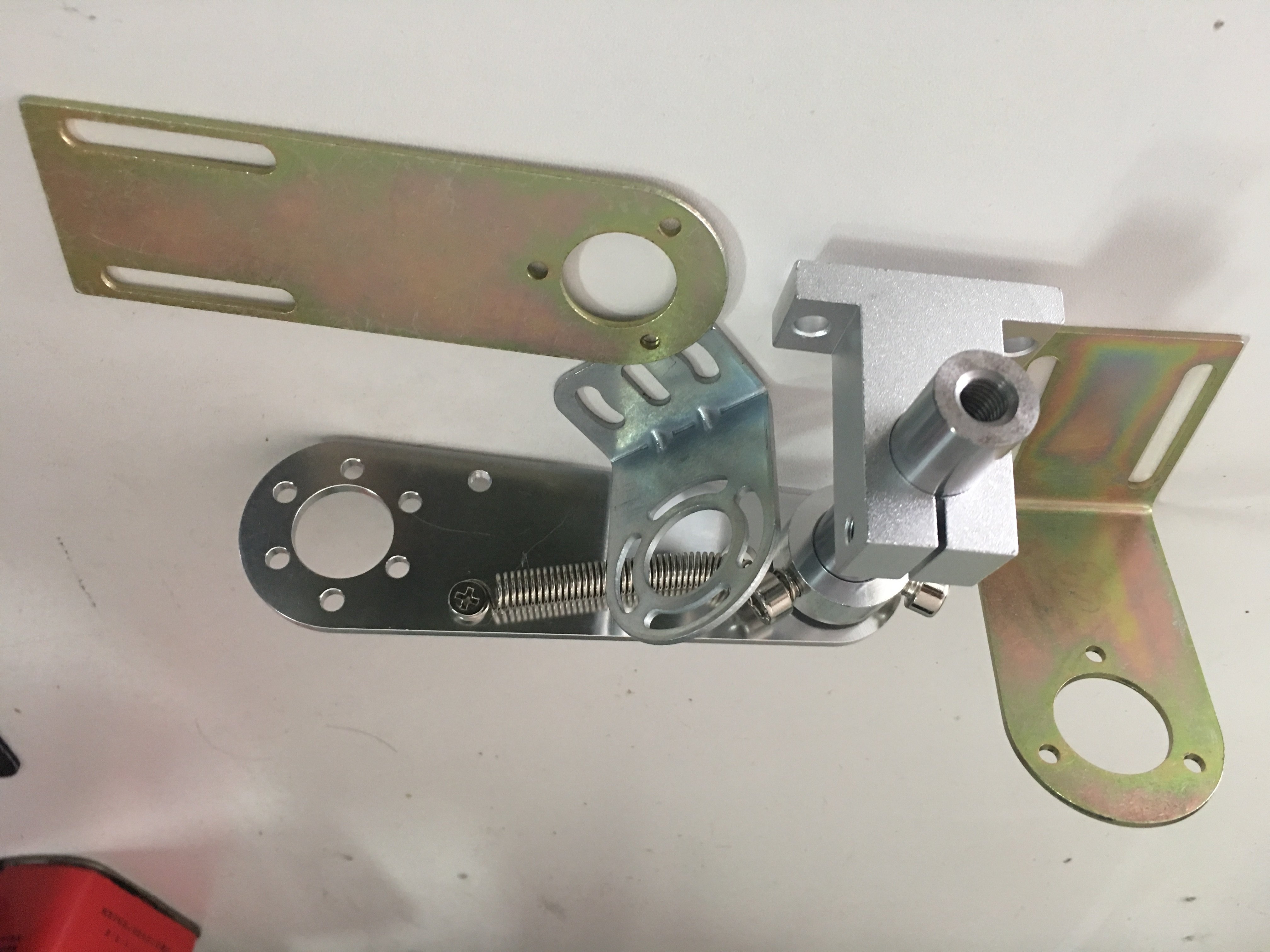 Encoder bracket meter rice wheel right-angle bracket bending angle bracket spring bracket