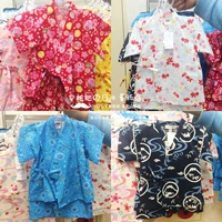 Tại Nhật Bản mua Akajia baby shop shop kimono loạt áo choàng tắm loạt quần áo dính liền - Áo liền quần set bodysuit bé trai