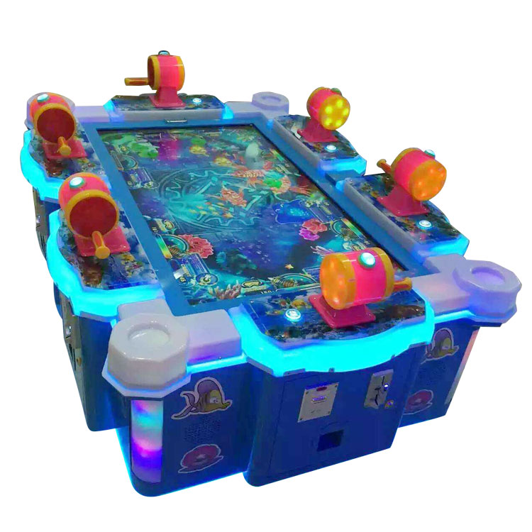 2022 New ocean fishing 6 people large electric play slot simulation mock fishing lottery fishing consoles