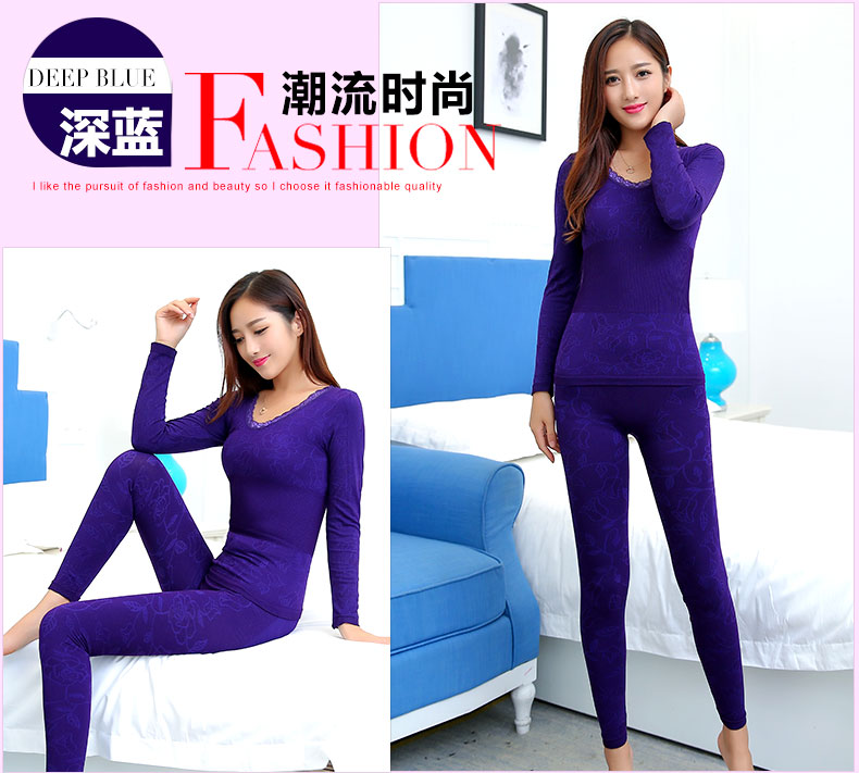 Ladies Qiuyi Qiuku Women Modal Cotton Body Phần mỏng Bộ đồ lót nhiệt phía dưới đồ lót nữ