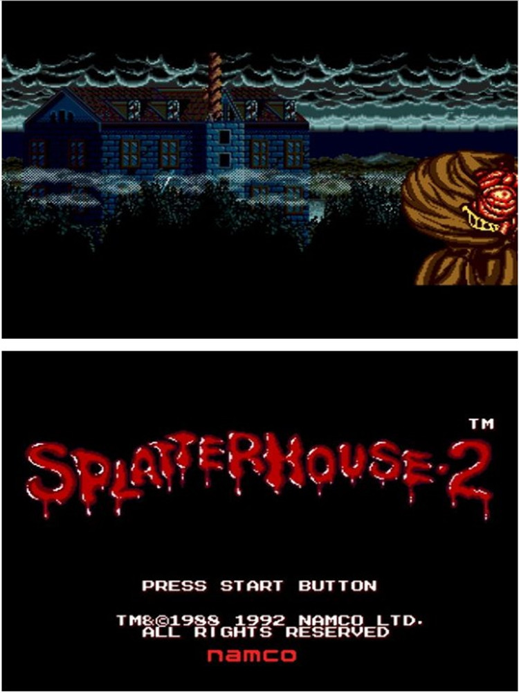 MD Sega game card SEGA game card Sega card Haunted House 2 House of Carrion 2 Haunted House 2