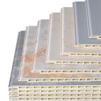 Bamboo and wood fiber integrated wall panel wall panel whole house decoration materials Living room ceiling decorative board Stone plastic PVC