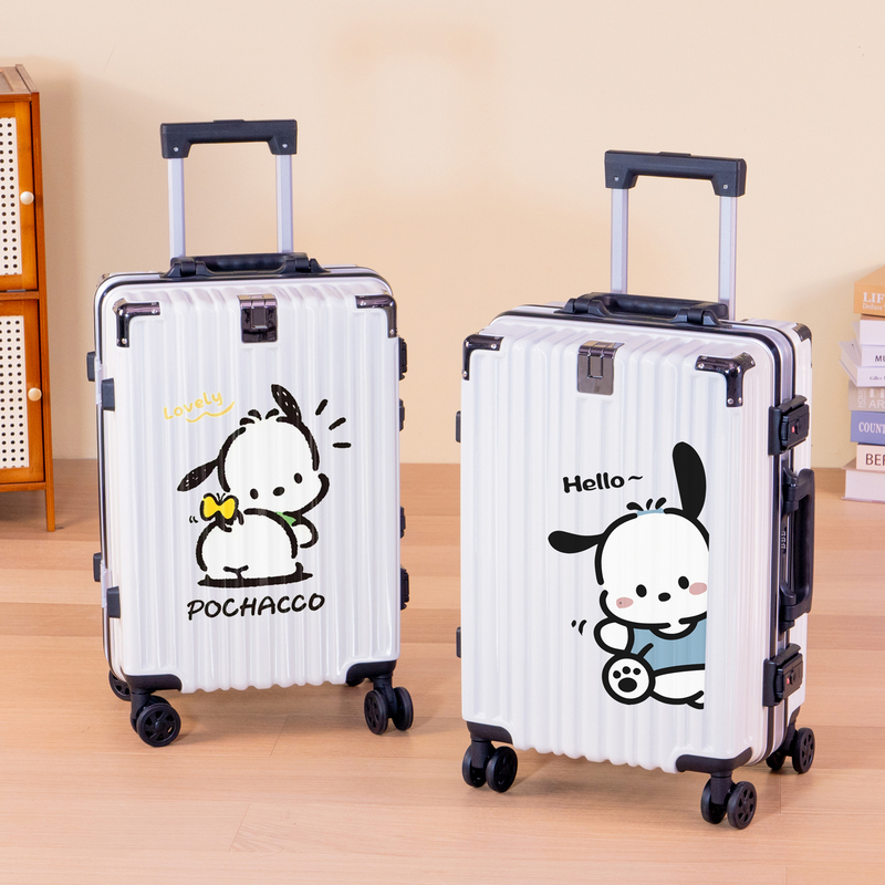 2025 New Style Suitcase for Women, Trolley Case for Students, 20inch High-Quality Cartoon Travel Suitcase, Carry-On Password Case for Men, 24