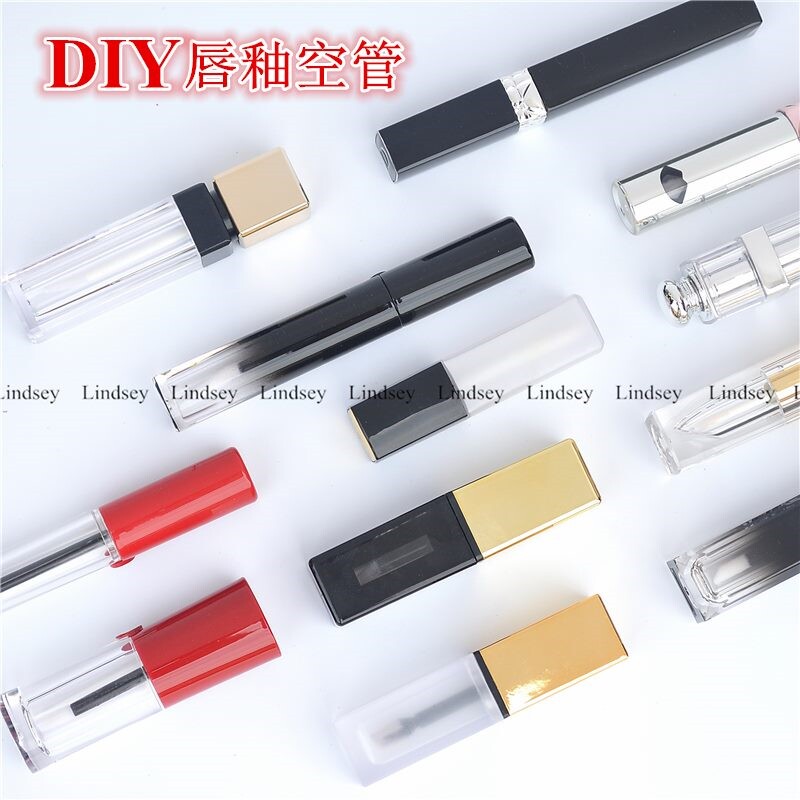 Lip Glazed Trial Bag Split Bottle Empty Bottle Lip Gloss tube Red Air Control Frosted New Lip Glazed Bottle