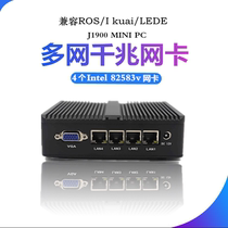  Celeron j1900 soft routing mini PC four Gigabit 82583V network port ros lede ikuai openwrt
