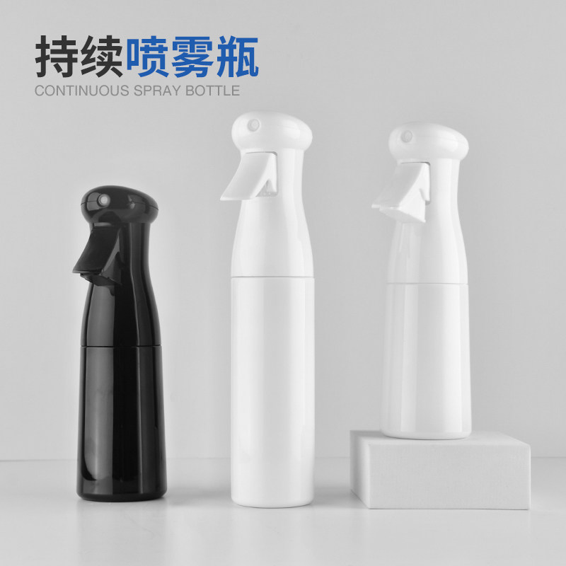 200 300ml500 ml white black casting high pressure continuous automatic hairdressing split bottle spray bottle