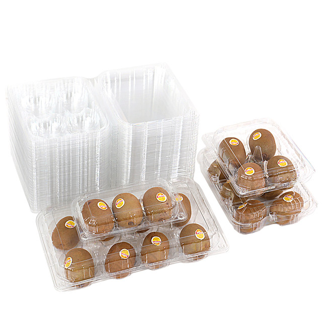 ກ່ອງບັນຈຸພັນໝາກໄມ້ Kiwi Kiwi Green fruit golden fruit universal 3-6-8 porous plus column disposable plastic packaging box