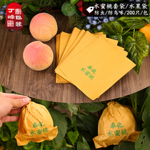 Manufacturer in stock Fenghua peach bagging 200 bird-proof and insect-proof peach cowhide bag fruit special bag wholesale