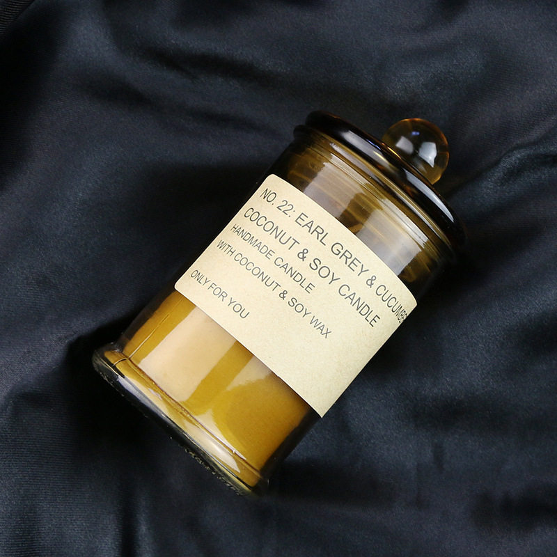 DIY香薰蜡烛容器带盖250ml透明蜡烛杯茶色玻璃容器，如何选到性价比高的好物？