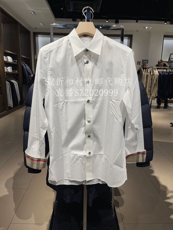 Szlary Discount Store Men's Classic Plaid Shirt Embroidered War Horse Tb Casual Long-Sleeved Shirt Jacket for Women