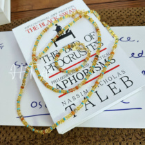 I Have You or Not Series Hercules Natural Crystal Necklace Long Chain Bracelet