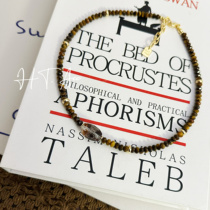 I Have You Without Series I Have a Tiger in My Heart Smell the Rose Natural Stone Crystal Necklace Cool and Small